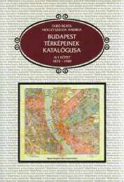 Fabó Beáta - Holló Szilvia Andrea: Budapest térképeinek katalógusa I-V. 1660-2000